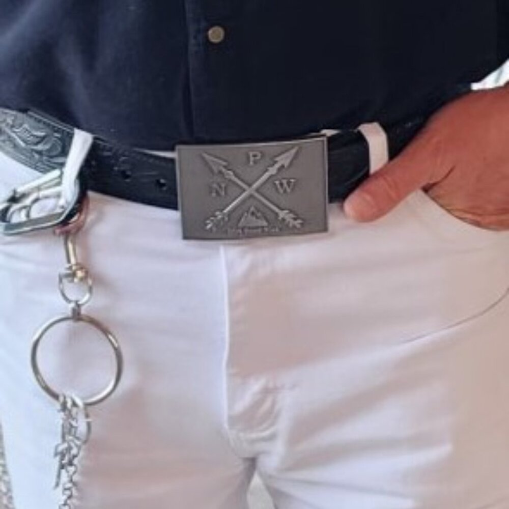 PNW Arrows Western Belt Buckle - Picture 4 of 6